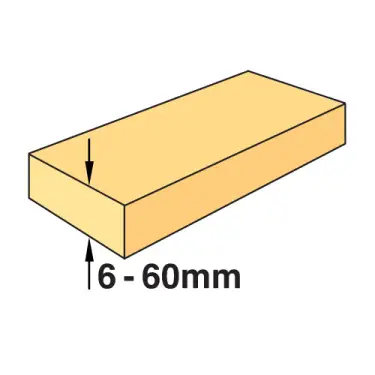 Click Here To Enlarge This Photo Of Trend JB&sol;T144D Jigsaw Blades 100mm x 4mm CV Up-Cut &lpar;5 Pack&rpar;
