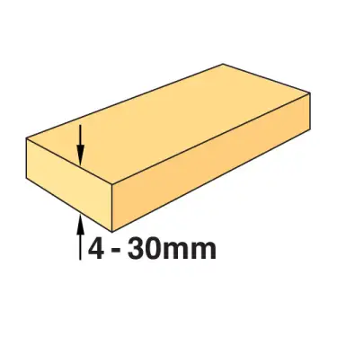 Click Here To Enlarge This Photo Of Trend JB&sol;T119B Jigsaw Blades 76mm x 2mm CV Up-Cut &lpar;5 Pack&rpar;