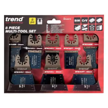 Click Here To Enlarge This Photo Of Trend MTB&sol;SET&sol;8 Universal Multi-Tool Blade Set &lpar;Pack of 8&rpar;