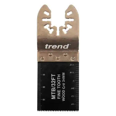 Click Here To Enlarge This Photo Of Trend MTB&sol;32FT Universal 34mm Fine Tooth CV Multi-Tool Blades &lpar;5 Pack&rpar;