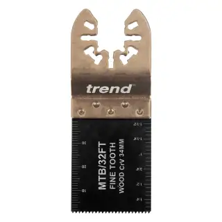 Trend MTB&sol;32FT Universal 34mm Fine Tooth CV Multi-Tool Blades &lpar;5 Pack&rpar;