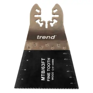 Trend MTB&sol;63FT Universal 68mm Fine Tooth CV Multi-Tool Blades &lpar;5 Pack&rpar;