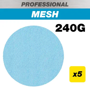 Click Here To Enlarge This Photo Of Trend AB&sol;125&sol;240P 125mm 240G Pro Mesh Random Orbital Sanding Disc &lpar;5 Pack&rpar;