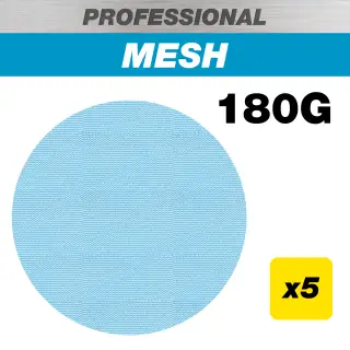 Trend AB&sol;150&sol;180P 150mm 180G Pro Mesh Random Orbital Sanding Disc &lpar;5 Pack&rpar;