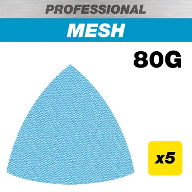 Click Here To Enlarge This Photo Of Trend AB&sol;OSC&sol;80P 93mm 80G Pro Mesh Delta Sanding Pad &lpar;5 Pack&rpar;