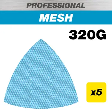 Click Here To Enlarge This Photo Of Trend AB&sol;OSC&sol;320P 93mm 320G Pro Mesh Delta Sanding Pad &lpar;5 Pack&rpar;