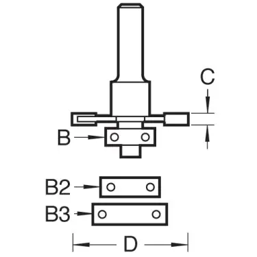Click Here To Enlarge This Photo Of Trend C152X1&sol;2TC Biscuit Jointer Set 37&period;2mm Dia