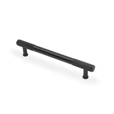 Click Here To Enlarge This Photo Of AW854R-160-DBZPVD - Alexander & Wilks Washington Reeded End Cabinet Pull 160mm c&sol;c - Dark Bronze PVD
