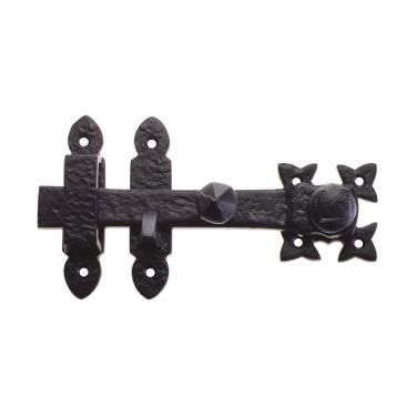 Click Here To Enlarge This Photo Of FF55 - Zoo Hardware Foxcote Foundries Gate&sol;Door Latch - Black Antique