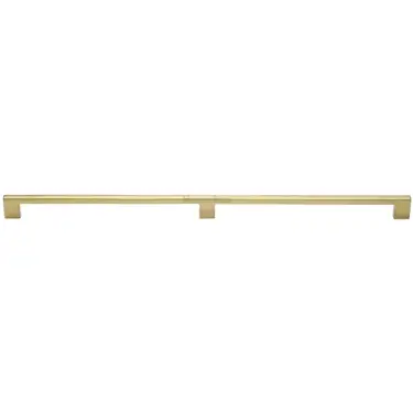 Click Here To Enlarge This Photo Of C0337 480-ULB Heritage Brass Cabinet Pull Metro Design 480mm CTC Unlacquered Brass Finish