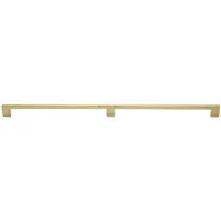 C0337 480-ULB Heritage Brass Cabinet Pull Metro Design 480mm CTC Unlacquered Brass Finish