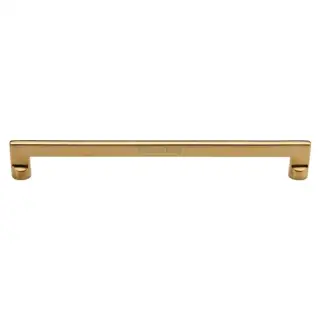 C0345 256-ULB Heritage Brass Cabinet Pull Apollo Design 256mm CTC Unlacquered Brass Finish