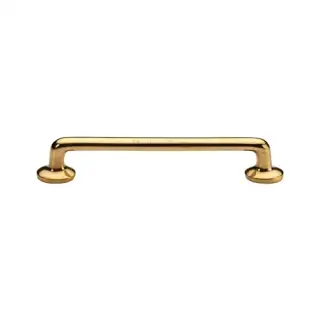 C0376 152-ULB Heritage Cabinet Pull Traditional Design 152mm CTC Unlacquered Brass Finish