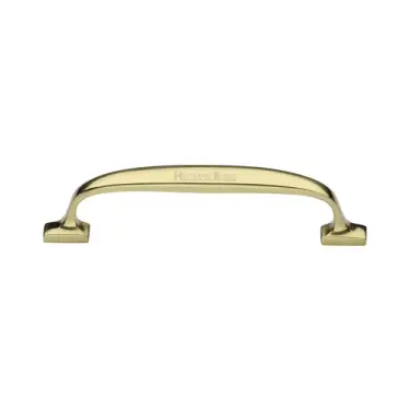 Click Here To Enlarge This Photo Of C7213 128-ULB Heritage Brass Cabinet Pull Durham Design 128mm CTC Unlacquered Brass Finish