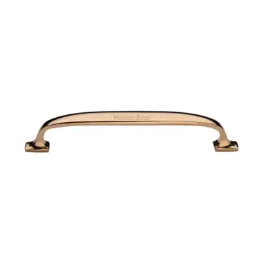 Click Here To Enlarge This Photo Of C7213 160-ULB Heritage Brass Cabinet Pull Durham Design 160mm CTC Unlacquered Brass Finish