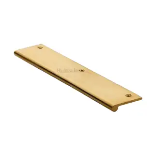 EP200-38-ULB Heritage Brass EP Edge Pull Cabinet Handle 200mm Unlacquered Brass finish