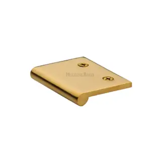 EP50-38-ULB Heritage Brass EP Edge Pull Cabinet Handle 50mm Unlacquered Brass finish