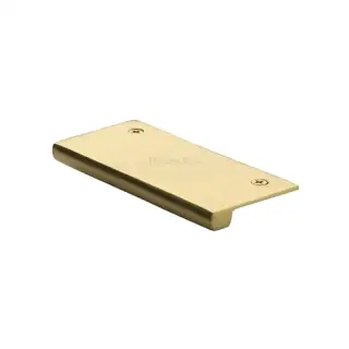 EPT100-38-ULB Heritage Brass EPT Edge Pull Cabinet Handle 100mm Unlacquered Brass finish