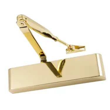 Click Here To Enlarge This Photo Of Eclipse 28836 83 Series Adjustable Size 2-4 Overhead Door Closer - Polished Brass