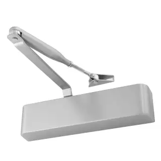 Eclipse 28839 83 Series Adjustable Size 2-4 Overhead Door Closer - Satin Nickel