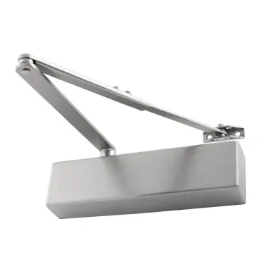 Click Here To Enlarge This Photo Of Eclipse 28903 101 Series Adjustable Size 3-6 Overhead Door Closer with Backcheck - Satin Nickel