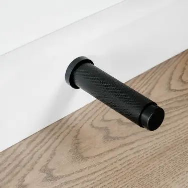 Click Here To Enlarge This Photo Of Eclipse 63741 76mm Knurled Door Stop - Matt Black