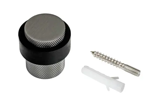 Click Here To Enlarge This Photo Of Eclipse 63766 30mm Knurled Floor Door Stop - Dark Bronze