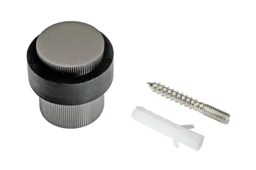 Click Here To Enlarge This Photo Of Eclipse 63776 30mm Linear Knurled Floor Door Stop - Dark Bronze