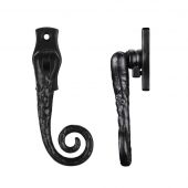 FF83L - Zoo Hardware Foxcote Foundries Lockable Monkey Tail Fastener &lpar;Left Hand&rpar; Black Antique