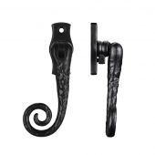 FF83R - Zoo Hardware Foxcote Foundries Lockable Monkey Tail Fastener &lpar;Right Hand&rpar; Black Antique