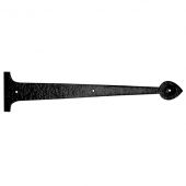 FF87 - Zoo Hardware Foxcote Foundries 18" &lpar;457mm&rpar; Hinge Fronts - Black Antique &lpar;to be used in conjunction with ordinary hinges&rpar;