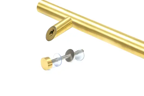 Click Here To Enlarge This Photo Of 52632 From The Anvil Aged Brass &lpar;304&rpar; 100mm Bolt Fixings for T Bar &lpar;2&rpar; - Offset