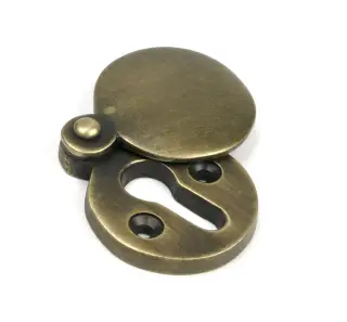 52451 From The Anvil Burnished Brass 30mm Round Escutcheon