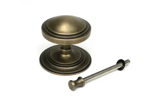 Click Here To Enlarge This Photo Of 52160 From The Anvil Burnished Brass Art Deco Centre Door Knob