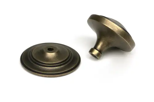 Click Here To Enlarge This Photo Of 52160 From The Anvil Burnished Brass Art Deco Centre Door Knob