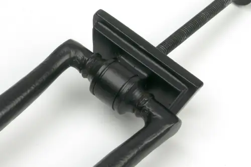 Click Here To Enlarge This Photo Of 52535 From The Anvil Matt Black Slimline Art Deco Door Knocker