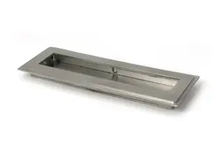 52490 From The Anvil Satin Marine SS &lpar;316&rpar; 175mm Art Deco Rectangular Pull
