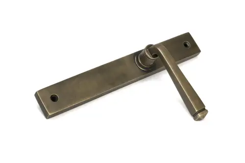 Click Here To Enlarge This Photo Of 52432 From The Anvil Burnished Brass Avon Slimline Lever Latch Set