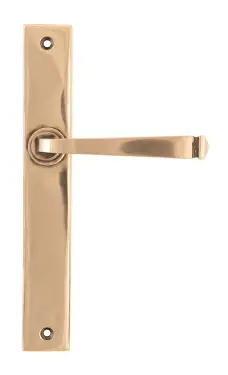 Click Here To Enlarge This Photo Of 52430 From The Anvil Polished Bronze Avon Slimline Lever Latch Set