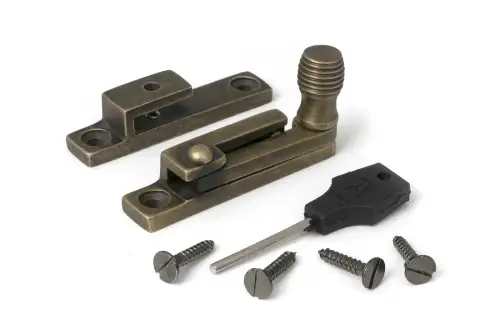 Click Here To Enlarge This Photo Of 52359 From The Anvil Burnished Brass Beehive Quadrant Fastener - Narrow