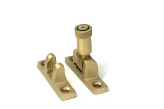 52353 From The Anvil Satin Brass Brompton Brighton Fastener - Narrow &lpar;Square&rpar;