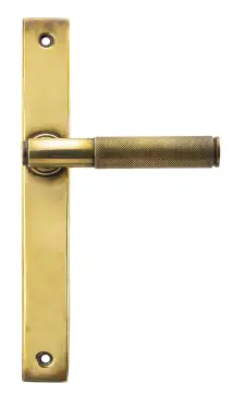 Click Here To Enlarge This Photo Of 52536 From The Anvil Aged Brass Brompton Slimline Lever Espag&period; Latch Set