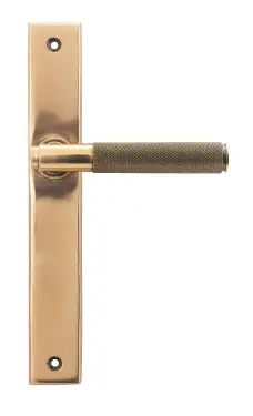 Click Here To Enlarge This Photo Of 52417 From The Anvil Polished Bronze Brompton Slimline Lever Espag&period; Latch Set