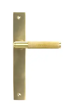 Click Here To Enlarge This Photo Of 52419 From The Anvil Satin Brass Brompton Slimline Lever Espag&period; Latch Set