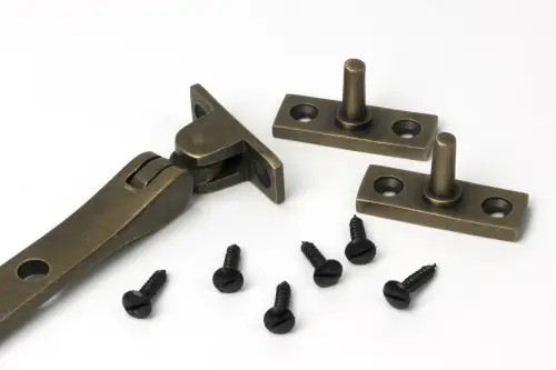 Click Here To Enlarge This Photo Of 52323 From The Anvil Burnished Brass 8" Brompton Stay