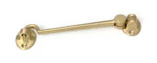 52269 From The Anvil Satin Brass 6" Cabin Hook