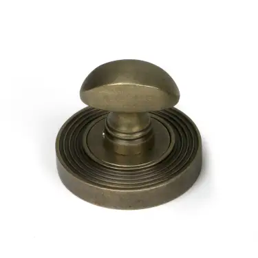 Click Here To Enlarge This Photo Of 52466 From The Anvil Burnished Brass Round Thumbturn Set &lpar;Beehive&rpar;