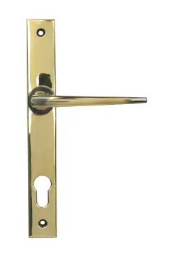 Click Here To Enlarge This Photo Of 52608 From The Anvil Aged Brass Eaton Slimline Lever Espag&period; Lock Set