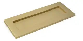 52409 From The Anvil Satin Brass Small Letter Plate