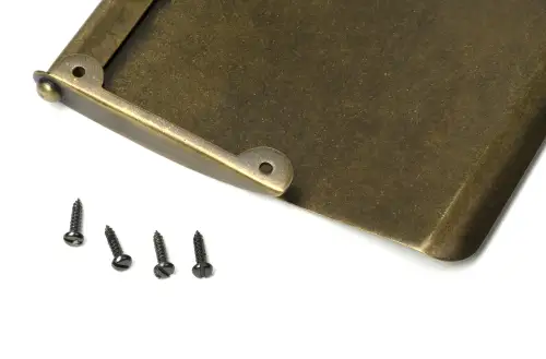 Click Here To Enlarge This Photo Of 52412 From The Anvil Burnished Brass Large Letter Plate Cover